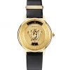 Versace Medusa Icon IP Yellow Gold Leather Strap Watch For Men