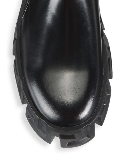 Versace Leather Platform Chelsea Boots For Men 4 Versace Leather Platform Chelsea Boots For Men - Image 4