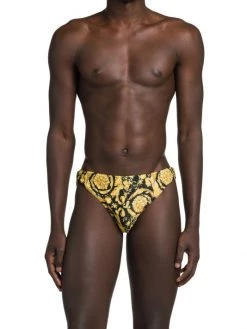 Versace Baroque-Print Swim Briefs For Men -Versace Online Shop unnamed file 3040