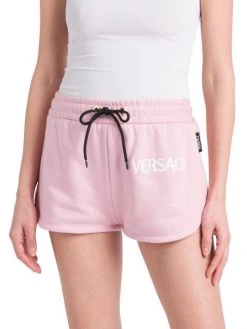 Versace Logo Drawstring Sweat Shorts -Versace Online Shop unnamed file 3096
