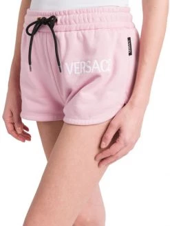 Versace Logo Drawstring Sweat Shorts -Versace Online Shop unnamed file 3099