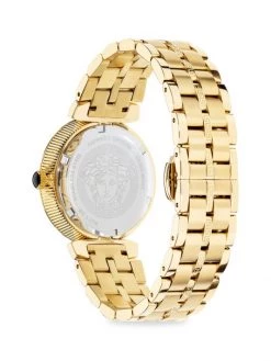 Versace Greca Icon IP Yellow Gold & Crystal Bracelet Watch -Versace Online Shop unnamed file 310