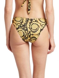 Versace Baroque Print Knotted Bikini Bottom -Versace Online Shop unnamed file 3110