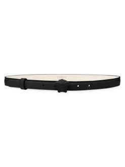 Versace La Medusa Leather Belt Black -Versace Online Shop unnamed file 3151