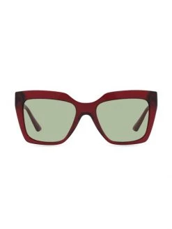 Versace Oversized Greca Sunglasses Transparent Red -Versace Online Shop unnamed file 3172