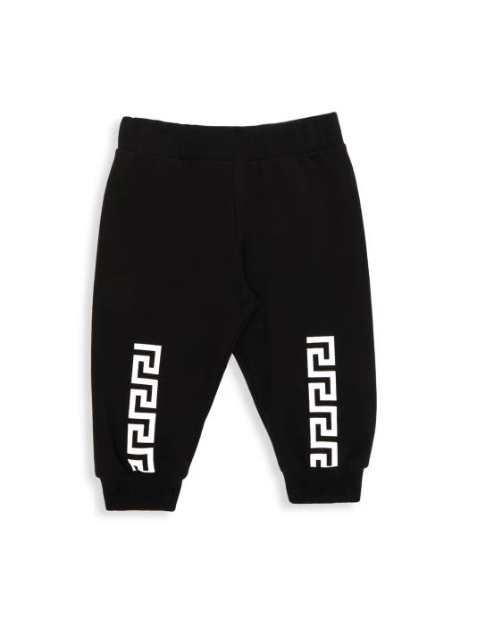 Versace Baby's Felpa + St. Logo Greca Sweatpants For Kids 1 Versace Baby's Felpa + St. Logo Greca Sweatpants For Kids