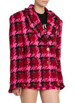 Versace Tweed Single-Breasted Jacket -Versace Online Shop unnamed file 3184