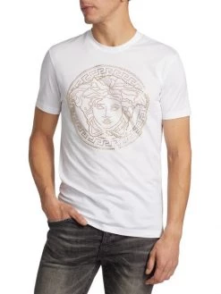 Versace Medusa Embellished T-Shirt For Men -Versace Online Shop unnamed file 320