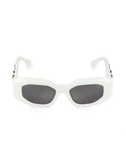 Versace 54MM Geometric Sunglasses White -Versace Online Shop unnamed file 3229
