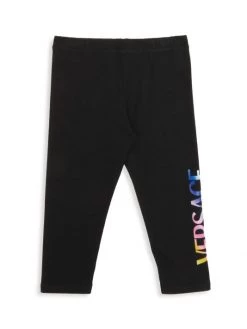 Versace Baby Girl's St. Logo Jersey Leggings For Kids