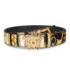 Versace Reversible Barocco Medusa Leather Belt For Men