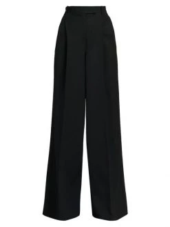 Versace Wool Wide Leg Pants