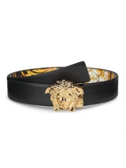 Versace Reversible Barocco Medusa Leather Belt For Men -Versace Online Shop unnamed file 327