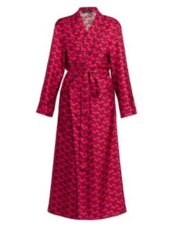 Versace La Greca Signature Long Bathrobe