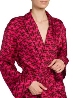 Versace La Greca Signature Long Bathrobe -Versace Online Shop unnamed file 3306