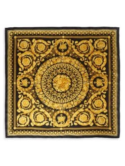 Versace Barocco Print Silk Foulard