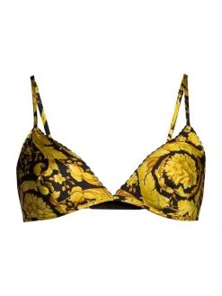 Versace Barocco Silk Bralette