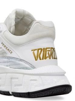 Versace Trigreca Lace-Up Sneakers For Men White Black -Versace Online Shop unnamed file 3347