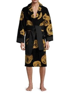 Versace Medusa Coin Bathrobe For Men -Versace Online Shop unnamed file 3366