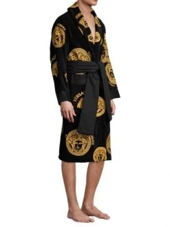 Versace Medusa Coin Bathrobe For Men -Versace Online Shop unnamed file 3367