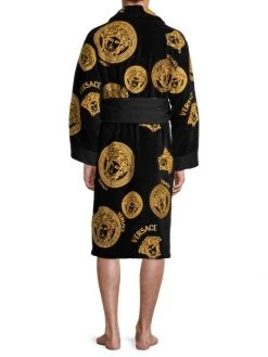 Versace Medusa Coin Bathrobe For Men -Versace Online Shop unnamed file 3368