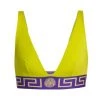 Versace Greca Border Bikini Top Fuchsia