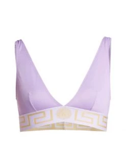 Versace Greca Border Bikini Top Fuchsia -Versace Online Shop unnamed file 3415