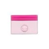Versace La Medusa Colorblock Leather Card Case Baby Pink