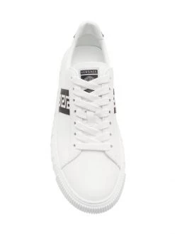 Versace La Greca Leather Sneakers White Black 13 Versace La Greca Leather Sneakers White Black -Versace Online Shop unnamed file 3428