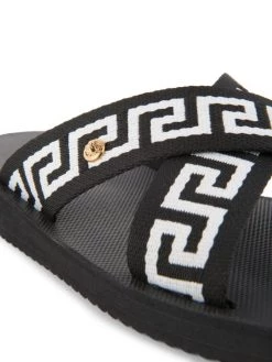 Versace Greca Crisscross Sandals For Men Black Gold -Versace Online Shop unnamed file 3451