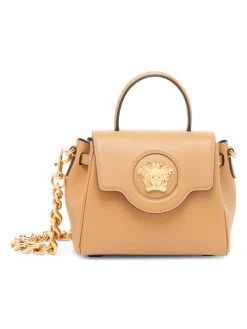 Versace Mini La Medusa Leather Top Handle Bag Lilac -Versace Online Shop unnamed file 3488
