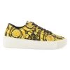 Versace La Greca Barocco-Print Canvas Sneakers