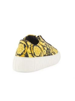 Versace La Greca Barocco-Print Canvas Sneakers -Versace Online Shop unnamed file 3504