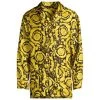 Versace Baroque Silk Pajama Top For Men