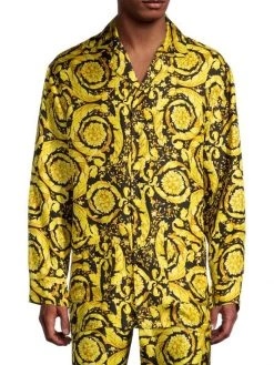 Versace Baroque Silk Pajama Top For Men 7 Versace Baroque Silk Pajama Top For Men -Versace Online Shop unnamed file 3521