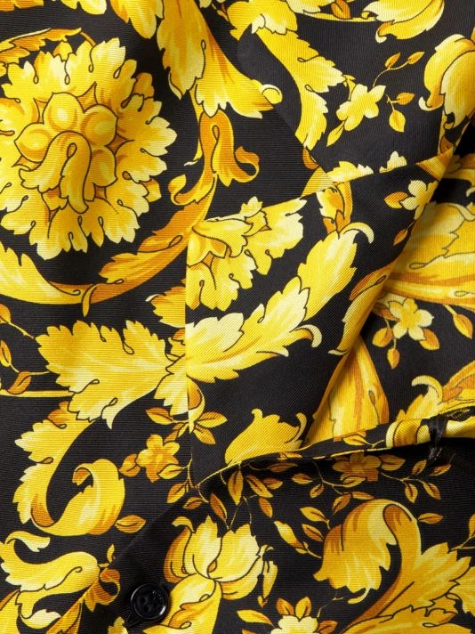 Versace Baroque Silk Pajama Top For Men 5 Versace Baroque Silk Pajama Top For Men - Image 5
