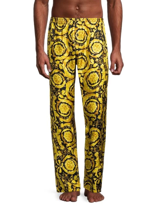 Versace Silk Pajama Pants For Men 3 Versace Silk Pajama Pants For Men - Image 3