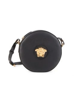 Versace Medusa Leather Round Camera Bag