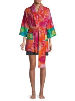 Versace Printed Short Bath Robe -Versace Online Shop unnamed file 3594
