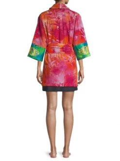 Versace Printed Short Bath Robe -Versace Online Shop unnamed file 3596