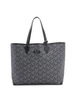 Versace Coated Canvas Monogram Tote For Men