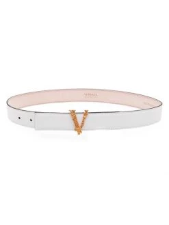 Versace Virtus Leather Belt Black -Versace Online Shop unnamed file 3611