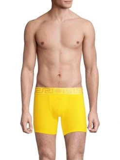 Versace Logo Trunks For Men Black Gold -Versace Online Shop unnamed file 3636