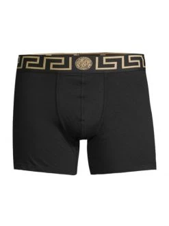 Versace Logo Trunks For Men Black Gold -Versace Online Shop unnamed file 3639