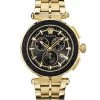 Versace Greca Chrono IP Yellow Gold Bracelet Watch For Men