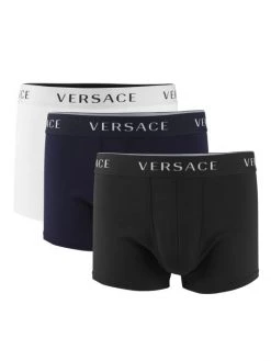 Versace 3-Pack Logo Band Boxer Briefs For Men Black -Versace Online Shop unnamed file 368