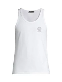 Versace Logo Graphic Tank Top For Men Optical White 13 Versace Logo Graphic Tank Top For Men Optical White -Versace Online Shop unnamed file 3681
