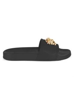Versace Palazzo Pool Slides Black