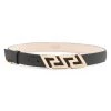 Versace Greca Logo Leather Belt