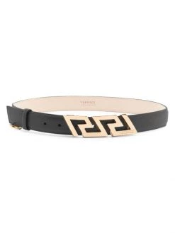 Versace Greca Logo Leather Belt
